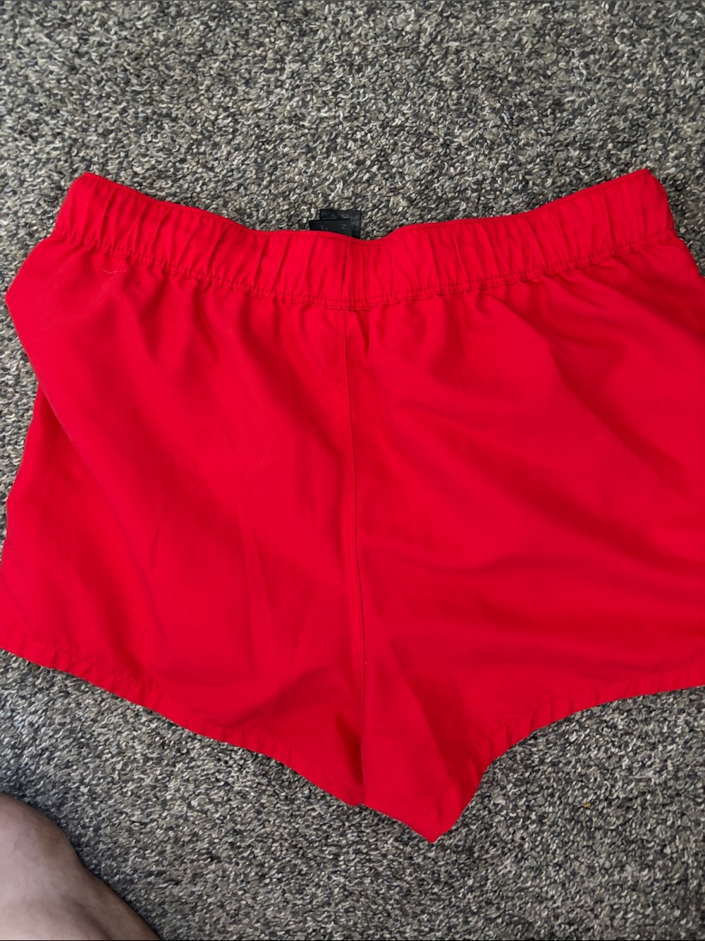 ASOS Red Men's Swim Trunks with Drawstring - Picture 3 of 3
